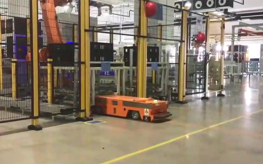 Bidirectional lurking and pulling AGV 500 KG