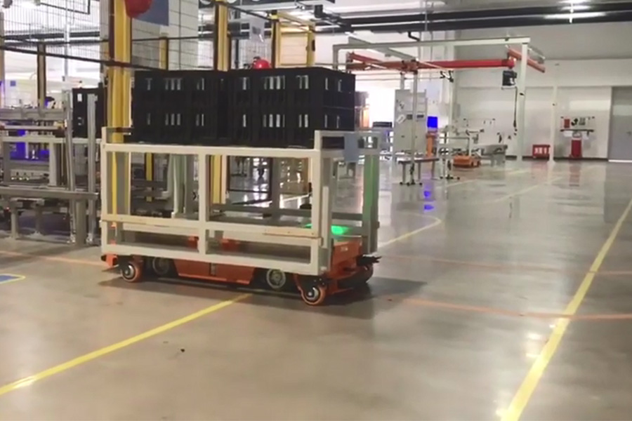 Bidirectional lurking and pulling AGV 500 KG